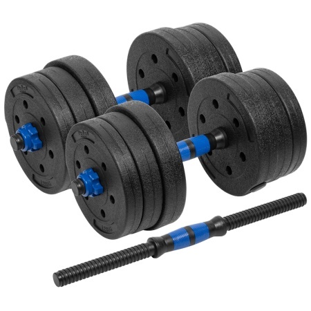 HALTERE REGLABILE CU CONECTOR 2 X 10 KG REBEL ACTIVE - Img 2