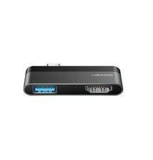 Hub USAMS US-S462 TYPE-C USB + HDMI gri