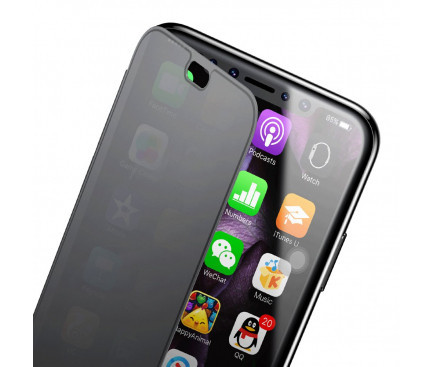 Husa Cu Ecran Tactil Baseus Touchable Pentru Apple IPhone X, Neagra, Blister - Img 6