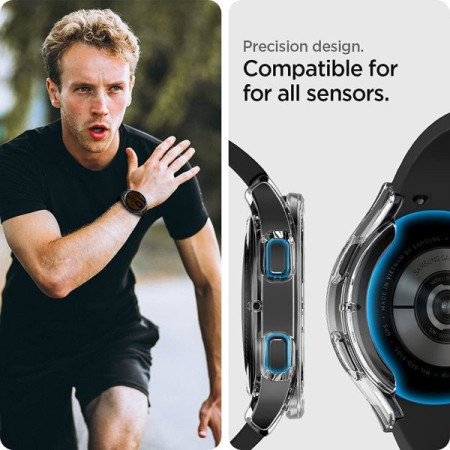 Husa smartwatch Spigen ULTRA HYBRID GALAXY Watch 4/5 (44 MM) CRYSTAL CLEAR - Img 5
