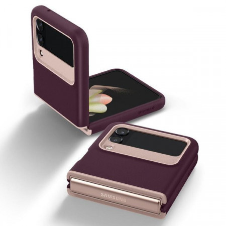 Husa telefon CASEOLOGY NANO POP pentru Samsung GALAXY FLIP 4 BURGUNDY BEAN - Img 4
