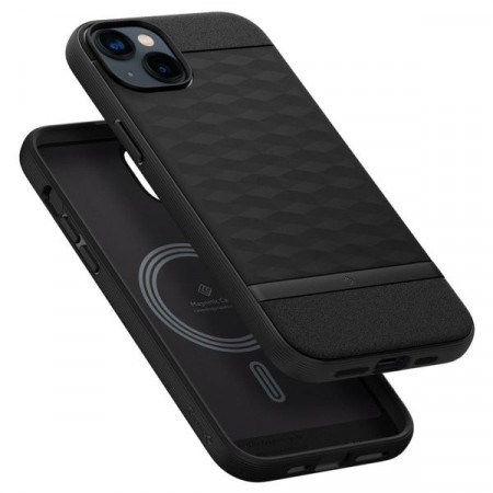 Husa telefon CASEOLOGY PARALLAX MAG MAGSAFE pentru IPHONE 14 MATTE BLACK - Img 3