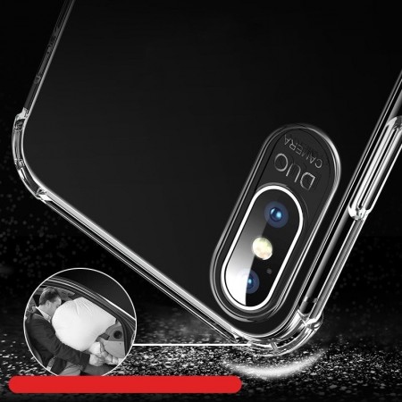 Husa telefon cu margini intarite MSV pentru iPhone 7/8 transparenta - Img 2