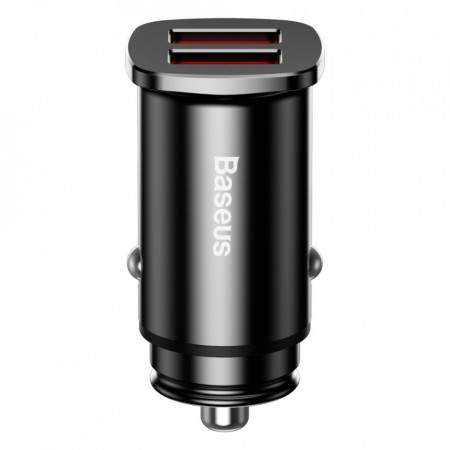 Incarcator auto Baseus Square Universal Smart 2x USB QC3.0 Quick Charge 3.0 SCP AFC 30W black (CCALL-DS01) - Img 6