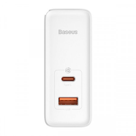 Incarcator priza Baseus GaN5 Pro Fast Universal GaN USB Charger Type C / USB 100W PD3.0, QC4.0 +, AFC white (CCGP090201) - Img 4