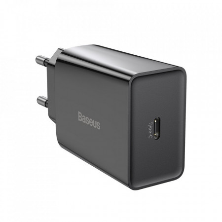 Incarcator priza Baseus Speed Mini EU USB Type C 20W 3A Power Delivery Quick Charge black (CCFS-SN01) - Img 8