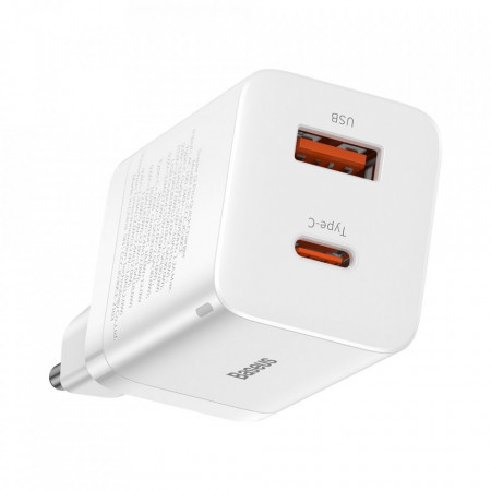 Incarcator priza Baseus Super Pro USB / USB Type C 30W Power Delivery Quick Charge alb (CCSUPP-E02) - Img 6