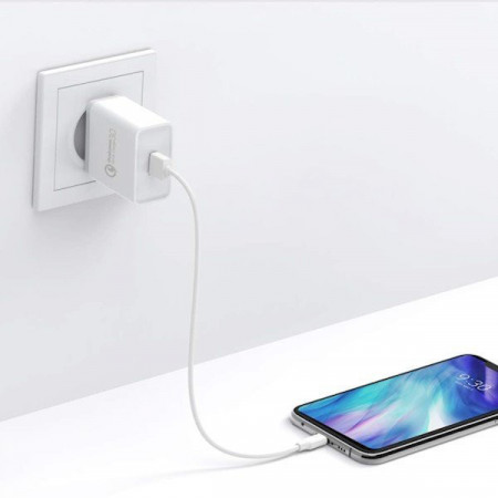 Incarcator priza Ugreen CD122 Quick Charge 3.0 USB white - Img 4