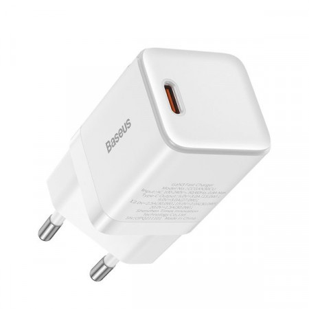 Incarcator rapid Baseus GaN3 1C 30W EU Alb