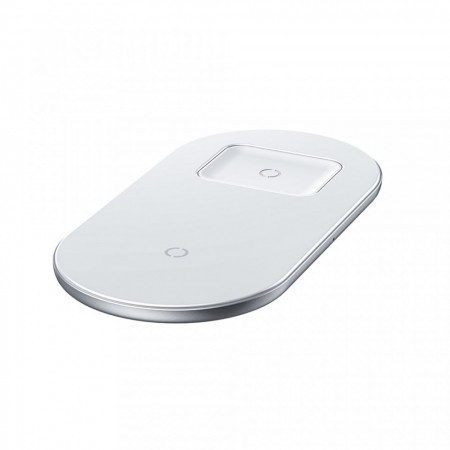 Incarcator wireless pentru smartphone-uri si AirPods , Baseus 18W alb (WXJK-02) - Img 3
