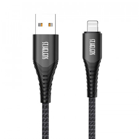 Joyroom MFI ST-C04 ST.HELENS Cablu de date USB-A la Lightning 1,8M negru