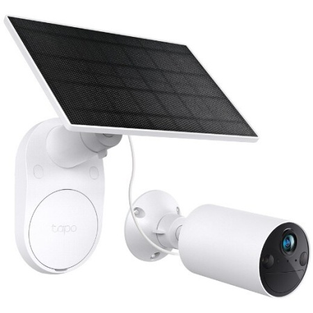Kit camera de supraveghere + panou solar TP-Link Tapo C410 KIT, 3MP, 2K 2304x1296, Color Night Vision, Two-Way Audio, detectie AI, alarma luminoasa si sonora, acumulator, montare fara cabluri, IP65 - Img 3