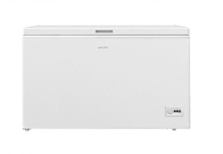 Lada frigorifica Arctic AO47P30, 451 l, Clasa F, Conditii extreme -15 grade C, Izolatie densa, Panou control LED, Alb
