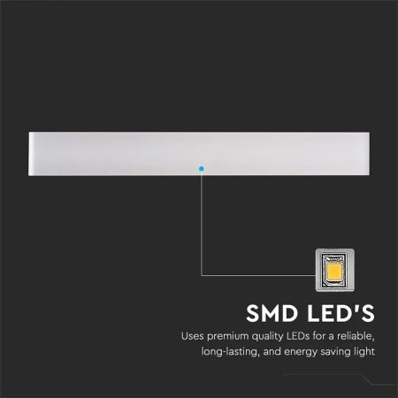 LAMPA LED 20W IP44 3000K ALB CALD - ALB - Img 4