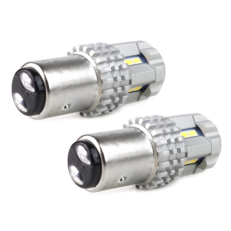 LED CANBUS 3020 22SMD UltraStralucitor 1157 BAY15D P21/5W Alb 12V/24V - Img 2