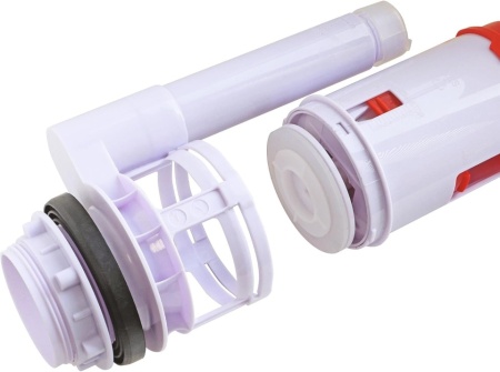 Mecanism Complet Universal Tomatherm pentru Toaletă, Cu Cablu pentru Dublă Tragere și Robinet de Alimentare Lateral, Conector din Aramă M12/17 (3/8 Inch) - Img 3