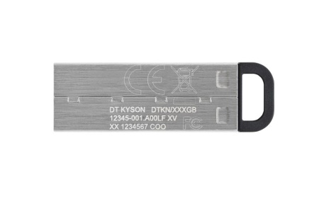 Memorie externa Kingston DataTraveler Keyson 64GB USB 3.2 Silver - Img 4