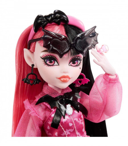 MONSTER HIGH PAPUSA DRACULAURA CU ANIMALUT SI ACCESORII - Img 3