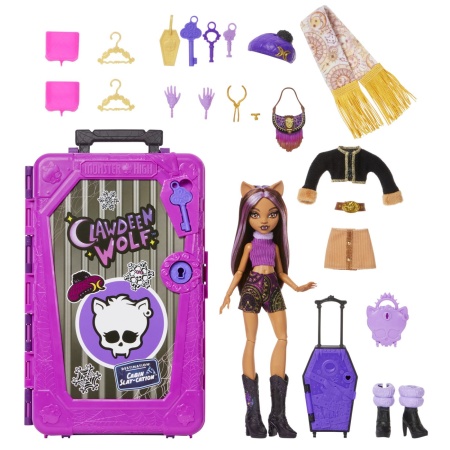 MONSTER HIGH SKULLTIMATE SECRETS PAPUSA CLAWDEEN WOLF CU ACCESORII - Img 2