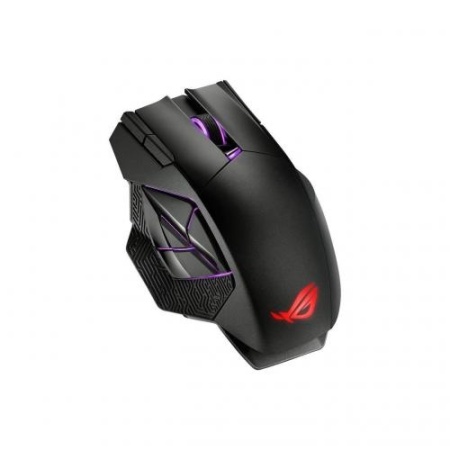 Mouse gaming wireless/wired ASUS ROG Spatha X, iluminare Aura Sync, senzor ROG 19.000 dpi - Img 5