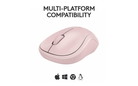 Mouse Logitech MK240 Silent Wireless ros - Img 3