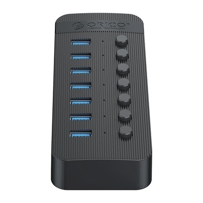 Orico CT2U3-7AB Hub 7x USB-A 3.0 cu comutatoare - Negru - Img 4