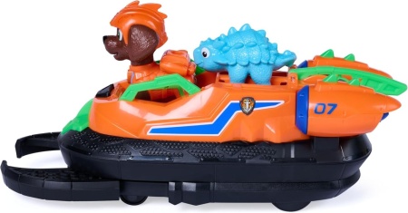 PATRULA CATELUSILOR FILMUL CU DINOZAURI SET DINO VEHICUL HOVERCRAFT CU FIGURINA ZUMA SI ACCESORII 15CM - Img 3