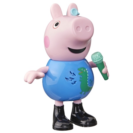 PEPPA PIG FIGURINA GEORGE INTERACTIVA CANTA SI GLUMESTE - Img 2