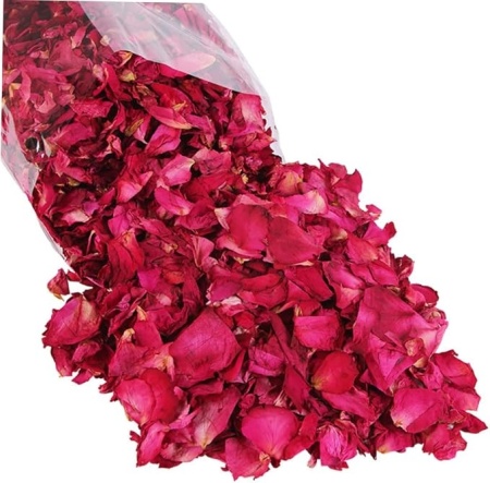 Petale Deshidratate de Trandafir Roșu 100g, Petrale Naturale pentru Băi Relaxante, Aromaterapie și Proiecte DIY - Img 3