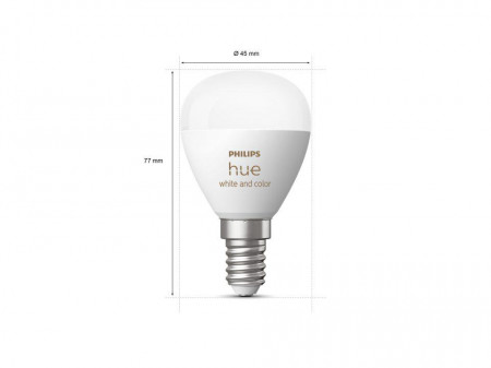 PHILIPS HUEWCA 5.1W LUSTER E14 1P EU - Img 2