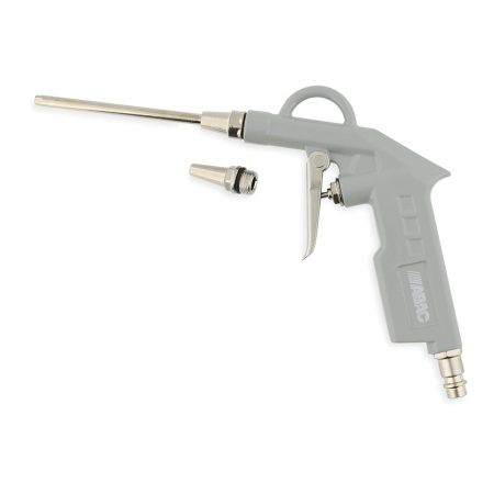 Pistol de suflat cu aer comprimat ABAC G-502, corp din aluminiu, duză scurtă și duză lungă 10 cm, presiune max 8 bar - Img 5