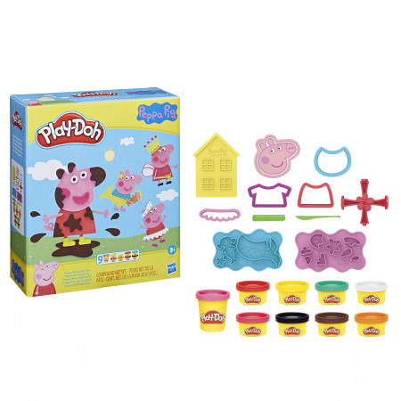 PLAY-DOH SET PEPPA PIG PLASTILINA CU ACCESORII - Img 3
