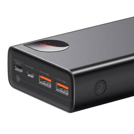 Powerbank Baseus Adaman Metal 20000mAh PD QC 3.0 65W 2xUSB + USB-C + micro USB (negru) - Img 3
