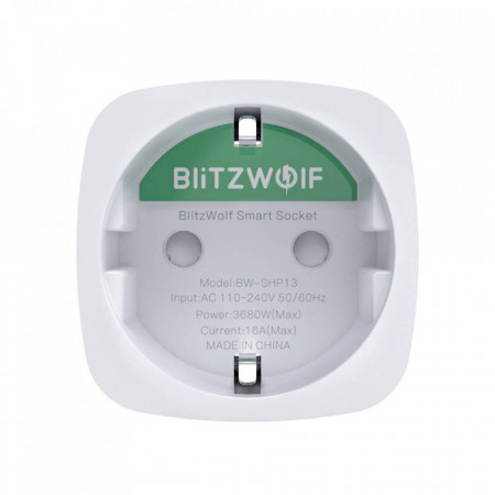 Priza smart BlitzWolf BW-SHP13 WIFI (EU) 3680W - Img 2