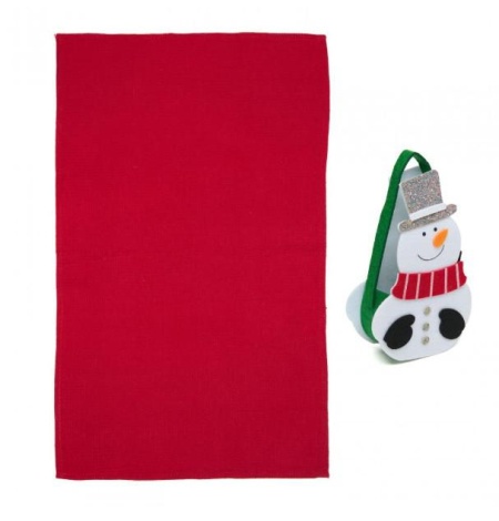 Prosop de bucatarie cu gentuta Snowman - Img 2