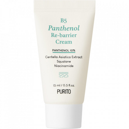 PURITO B5 Panthenol Re-barrier Crema de fata hidratanta Mini 15 ml