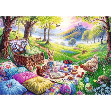 PUZZLE TREFL 1000 PICNIC IN PAJISTE - Img 2