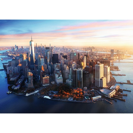 PUZZLE TREFL 1000 PREMIUM PLUS PHOTO ODYSSEY MANHATTAN NEW YORK - Img 2
