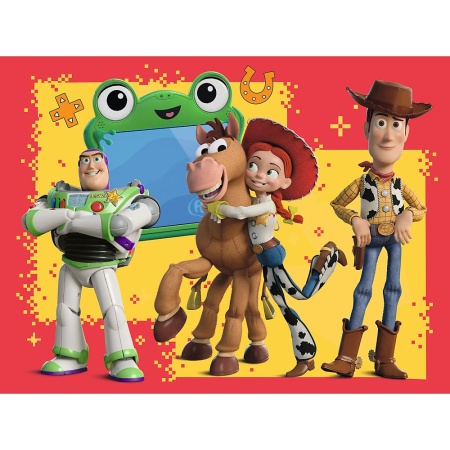 PUZZLE TREFL 30 PREMIUM PLUS KIDS TOY STORY 5 AVENTURILE CU JUCARII CU POSTER - Img 2