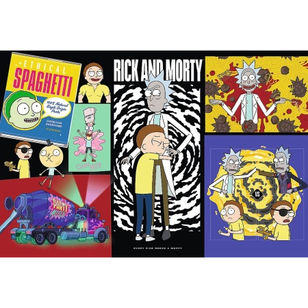 PUZZLE TREFL 300 RICK AND MORTY UN LOC CIUDAT IN GALAXIE - Img 2