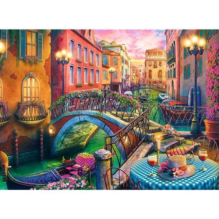 PUZZLE TREFL 3000 O SEARA LA VENETIA - Img 2