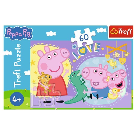 PUZZLE TREFL 60 PEPPA PIG PURCELUSUL FERICIT PEPPA - Img 3