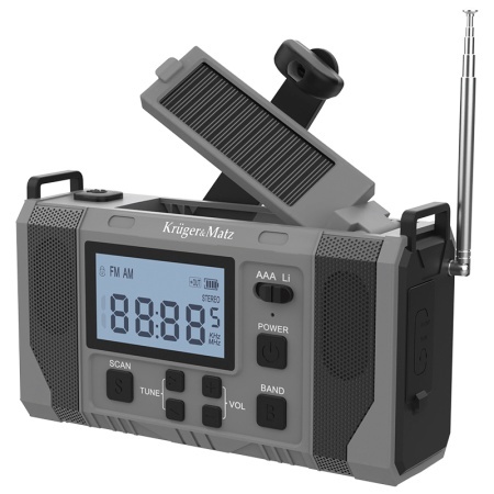 RADIO MULTIFUNCTIONAL SOLAR 10000MAH KRUGER&amp;MA - Img 5