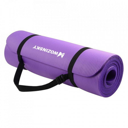 Saltea fitness antiderapanta 181 cm x 63 cm x 1 cm mov(WNSP-violet)