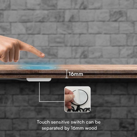SENZOR SMART TOUCH DIMABIL PENTRU BANDA LED - ALB - Img 6