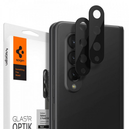 Set 2 x folie protectie camera SPIGEN OPTIK.TR pentru GALAXY FOLD 3 BLACK