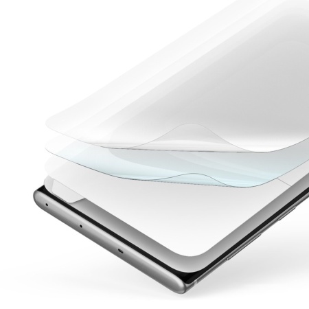 Set 2xFolii Policarbonat Ringke Dual Easy pentru Samsung Galaxy Note 10, Transparenta - Img 2