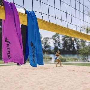 Set 3 prosoape răcoritoare instant Airflip Ice din microfibră, 100 x 30 cm, efect de răcire prin evaporare pentru gât și cap, ideale pentru drumeții, alergare, tenis și fitness - Img 4
