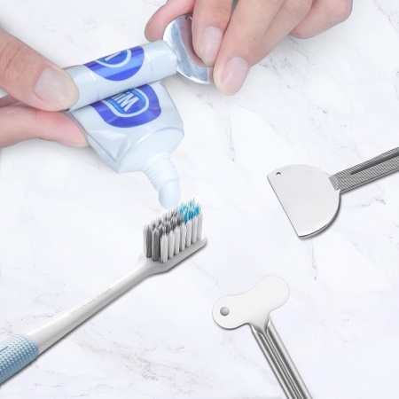 Set 6 Storcătoare Metalice pentru Tuburi Typec Home, Cheiță Presoare pentru Pasta de Dinți, Cosmetice și Vopsele, Durabile și Reutilizabile - Img 5