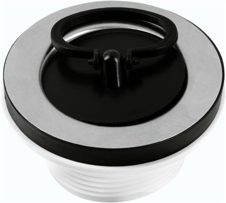 Sifon Ventil de Scurgere Universal pentru Chiuvetă de Bucătărie, Coș Filtru Inox 304 Satinat Ø 80-85 mm, Racord 1 1/2", Dop Cauciuc Rigid și Garnituri Incluse, Fabricat în Italia - Img 8